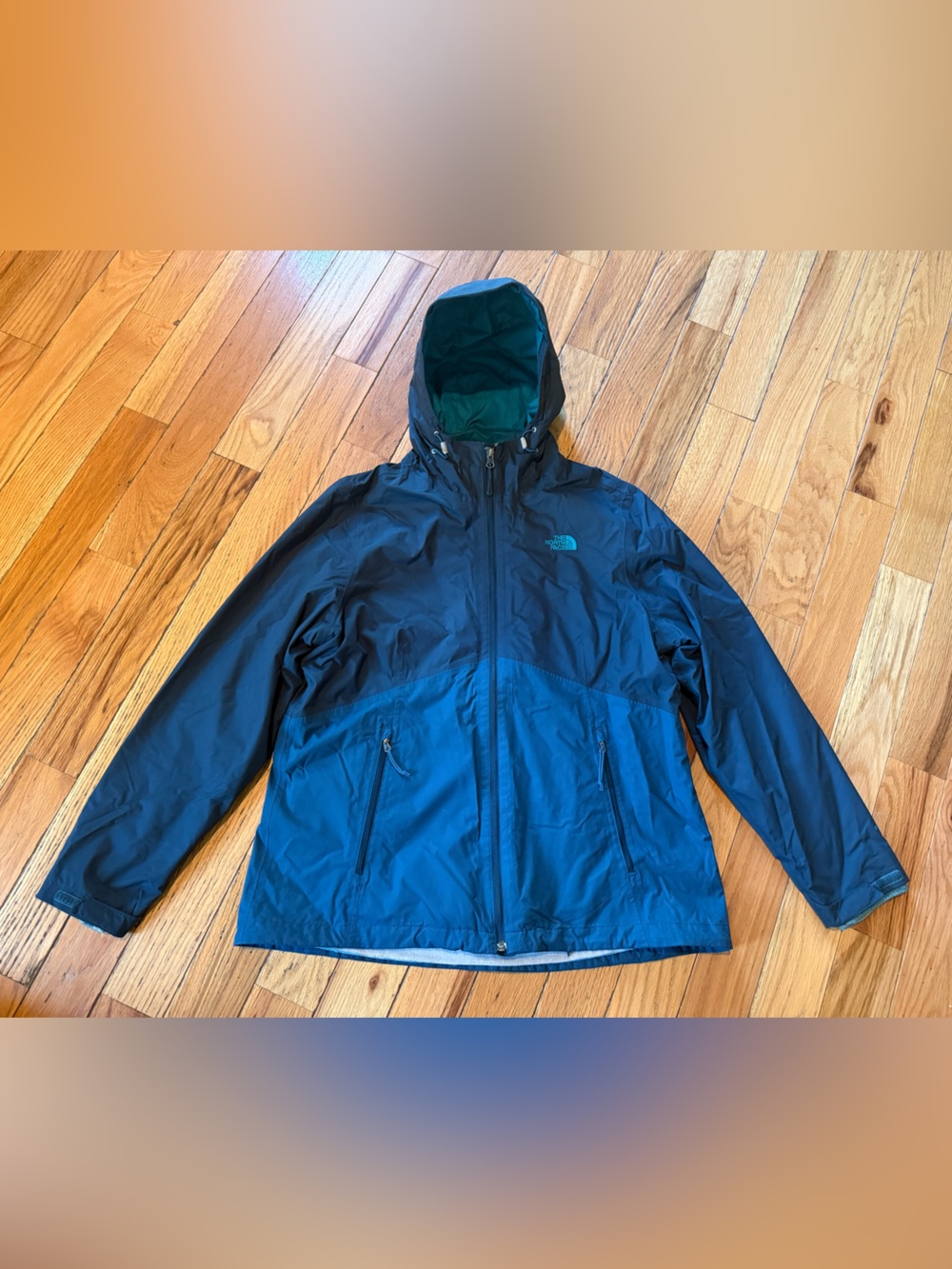 The North Face DRYVENT 2-in-1 Coat/Jacket With Liner Blue/Teal Women’s Size XL